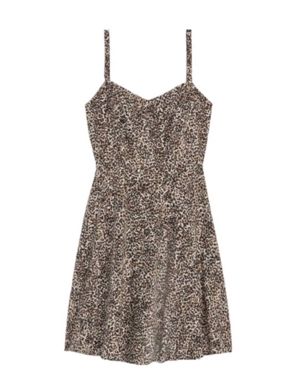 Old Navy Leopard Print Mini Dress in Brown and Black